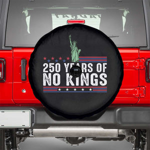 250 Years Of No Kings Spare Tire Cover Statue Of Liberty Freedom Protest TS12 Black Print Your Wear