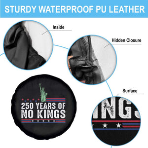 250 Years Of No Kings Spare Tire Cover Statue Of Liberty Freedom Protest TS12 Print Your Wear