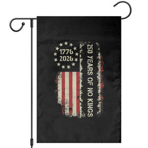 250 Years Of No Kings Garden Flag Vintage American Flag TS12 Black Print Your Wear