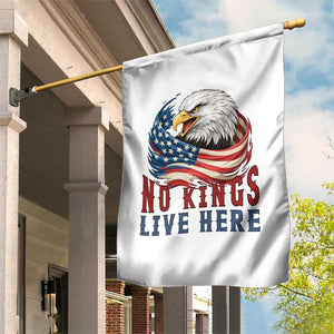 No Kings Live Here Garden Flag Patriotic American Eagle TS12 Print Your Wear