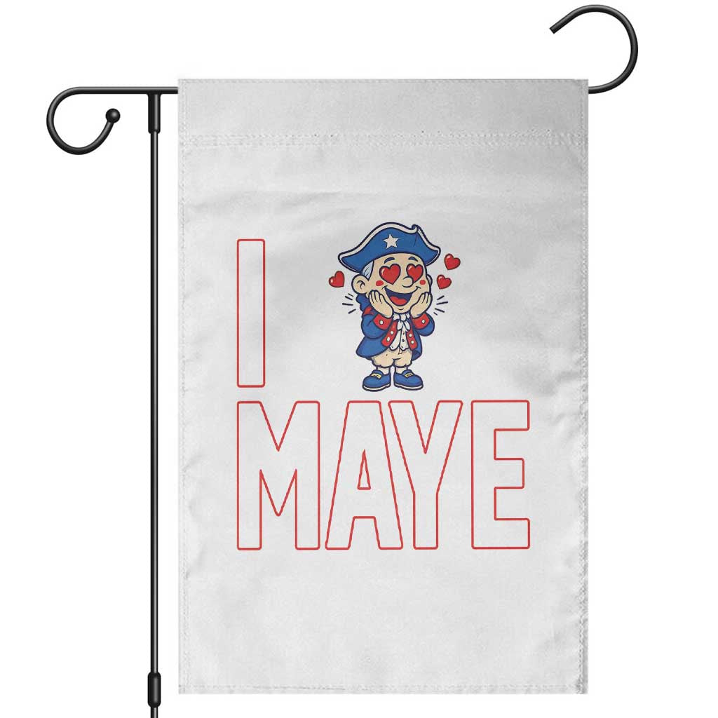I Love Maye Garden Flag Funny QB Sport Fan TS12 Black Print Your Wear