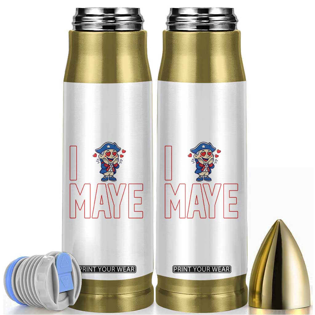 I Love Maye Bullet Tumbler Funny QB Sport Fan TS12 White Print Your Wear
