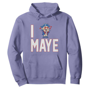 I Love Maye Hoodie Funny QB Sport Fan TS12 Violet Print Your Wear