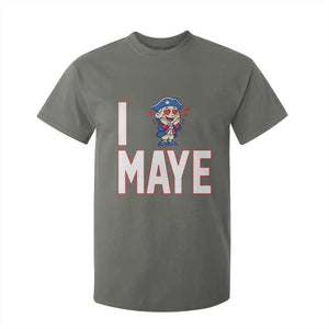 I Love Maye T Shirt For Kid Funny QB Sport Fan TS12 Military Green Print Your Wear