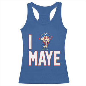 I Love Maye Racerback Tank Top Funny QB Sport Fan TS12 Royal Blue Print Your Wear
