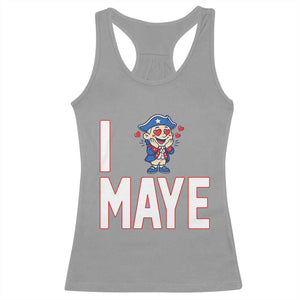 I Love Maye Racerback Tank Top Funny QB Sport Fan TS12 Sport Gray Print Your Wear