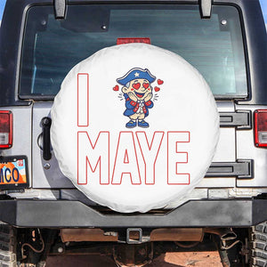 I Love Maye Spare Tire Cover Funny QB Sport Fan TS12 No hole Black Print Your Wear