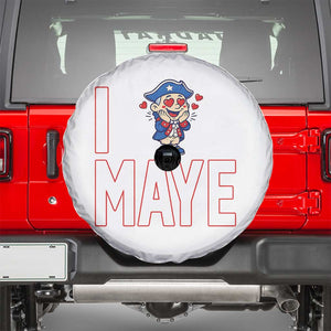 I Love Maye Spare Tire Cover Funny QB Sport Fan TS12 Black Print Your Wear