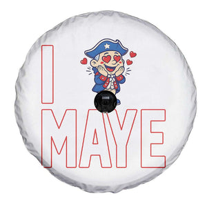 I Love Maye Spare Tire Cover Funny QB Sport Fan TS12 Print Your Wear