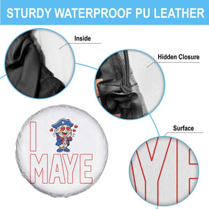 I Love Maye Spare Tire Cover Funny QB Sport Fan TS12 Print Your Wear