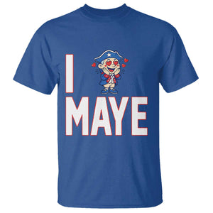 I Love Maye T Shirt Funny QB Sport Fan TS12 Royal Blue Print Your Wear