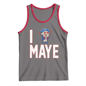 I Love Maye Tank Top Funny QB Sport Fan TS12 Deep Heather Red Print Your Wear