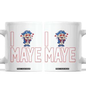 I Love Maye Coffee Mug Funny QB Sport Fan TS12 White Print Your Wear