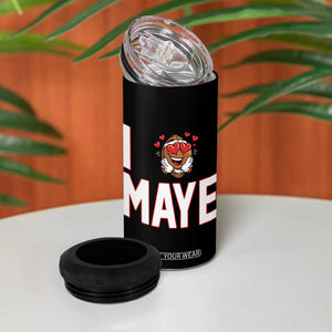 I Love Maye 4 in 1 Can Cooler Tumbler Football Lover Gift For NE Fan TS12 Print Your Wear