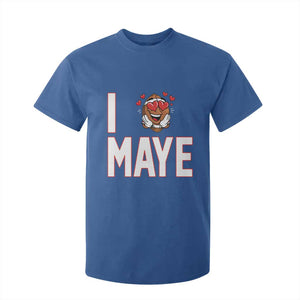 I Love Maye T Shirt For Kid Football Lover Gift For NE Fan TS12 Royal Blue Print Your Wear