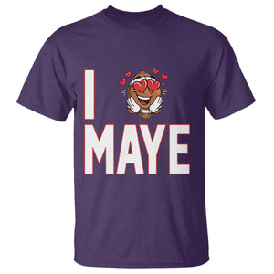 I Love Maye T Shirt Football Lover Gift For NE Fan TS12 Purple Print Your Wear
