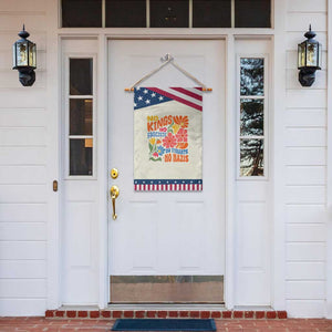 No Kings Wildflower Protest Garden Flag No Fascists No Tyrants No Nazis TS12 Print Your Wear