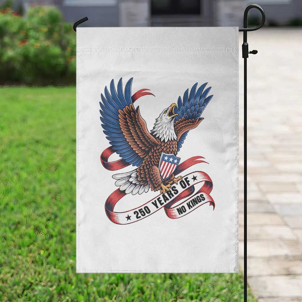 No Kings Garden Flag USA 250th Anniversary Freedom Eagle TS12 Print Your Wear