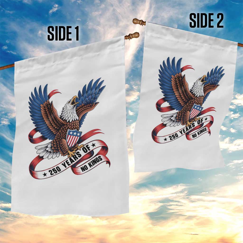 No Kings Garden Flag USA 250th Anniversary Freedom Eagle TS12 Print Your Wear