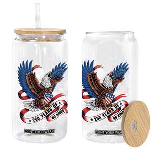 No Kings Glass Can USA 250th Anniversary Freedom Eagle TS12 Print Your Wear