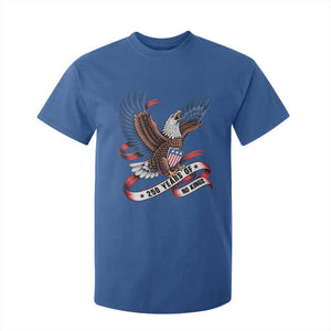 No Kings T Shirt For Kid USA 250th Anniversary Freedom Eagle TS12 Royal Blue Print Your Wear