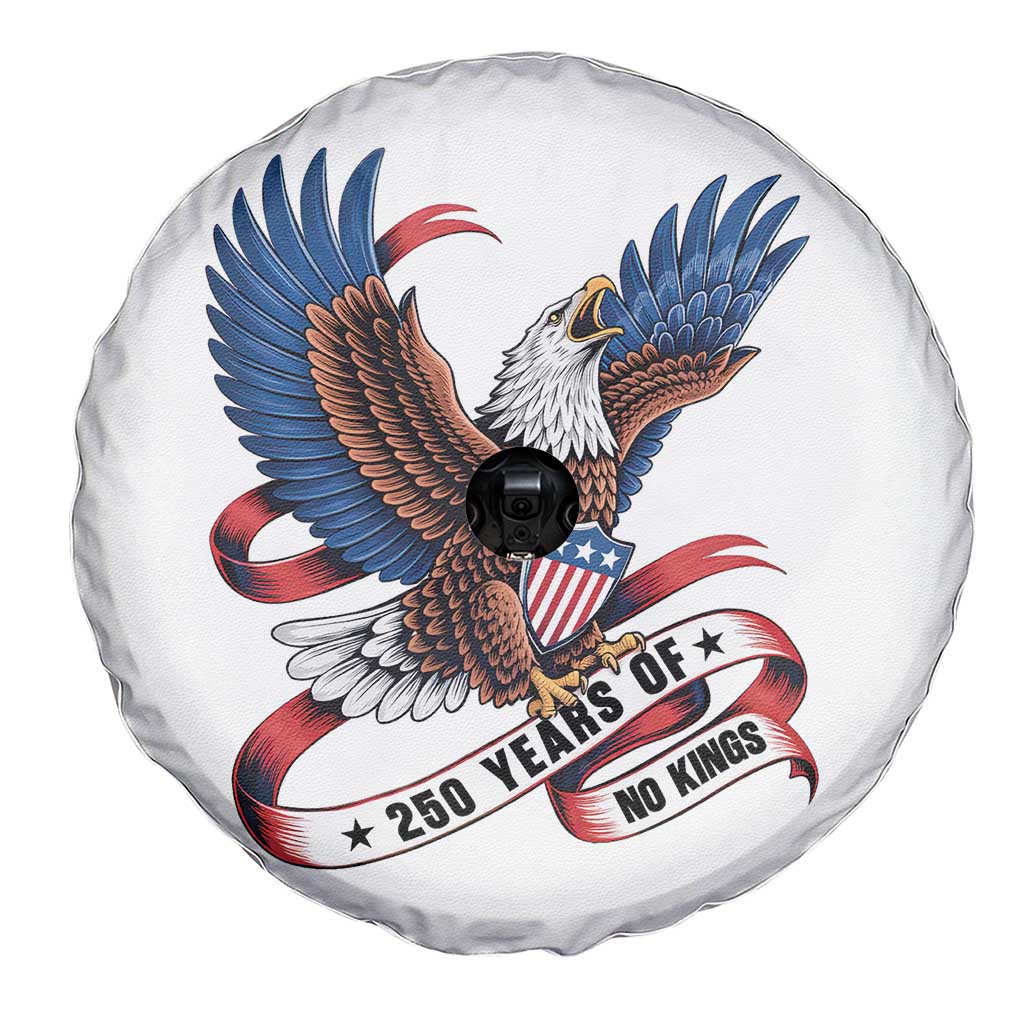 No Kings Spare Tire Cover USA 250th Anniversary Freedom Eagle TS12 Print Your Wear