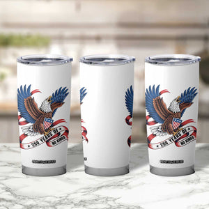 No Kings Tumbler Cup USA 250th Anniversary Freedom Eagle TS12 Print Your Wear