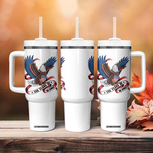 No Kings Tumbler With Handle USA 250th Anniversary Freedom Eagle TS12 Print Your Wear