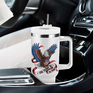 No Kings Tumbler With Handle USA 250th Anniversary Freedom Eagle TS12 Print Your Wear