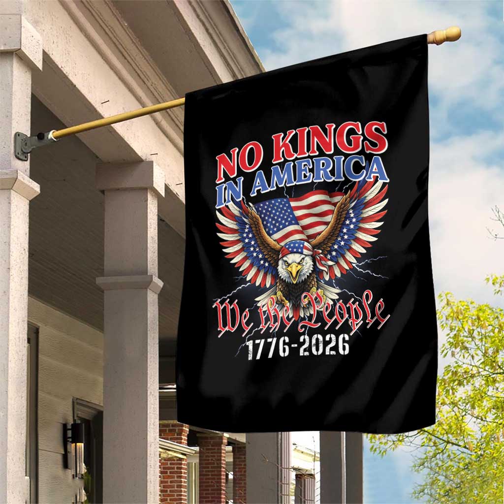We The People No Kings In America Garden Flag 250 Years America Anniversary Vintage American Flag TS12 Print Your Wear