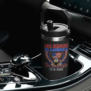 We The People No Kings In America Flip Straw Tumbler 250 Years America Anniversary Vintage American Flag TS12 Print Your Wear