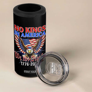 We The People No Kings In America 4 in 1 Can Cooler Tumbler 250 Years America Anniversary Vintage American Flag TS12 Print Your Wear