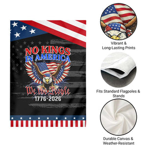 We The People No Kings In America Garden Flag 250 Years America Anniversary Vintage American Flag TS12 Print Your Wear