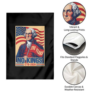 Funny George Washington Freedom Protest Garden Flag No Kings TS12 Print Your Wear