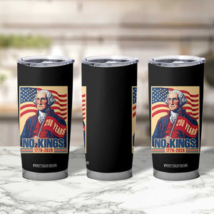 Funny George Washington Freedom Protest Tumbler Cup No Kings TS12 Print Your Wear
