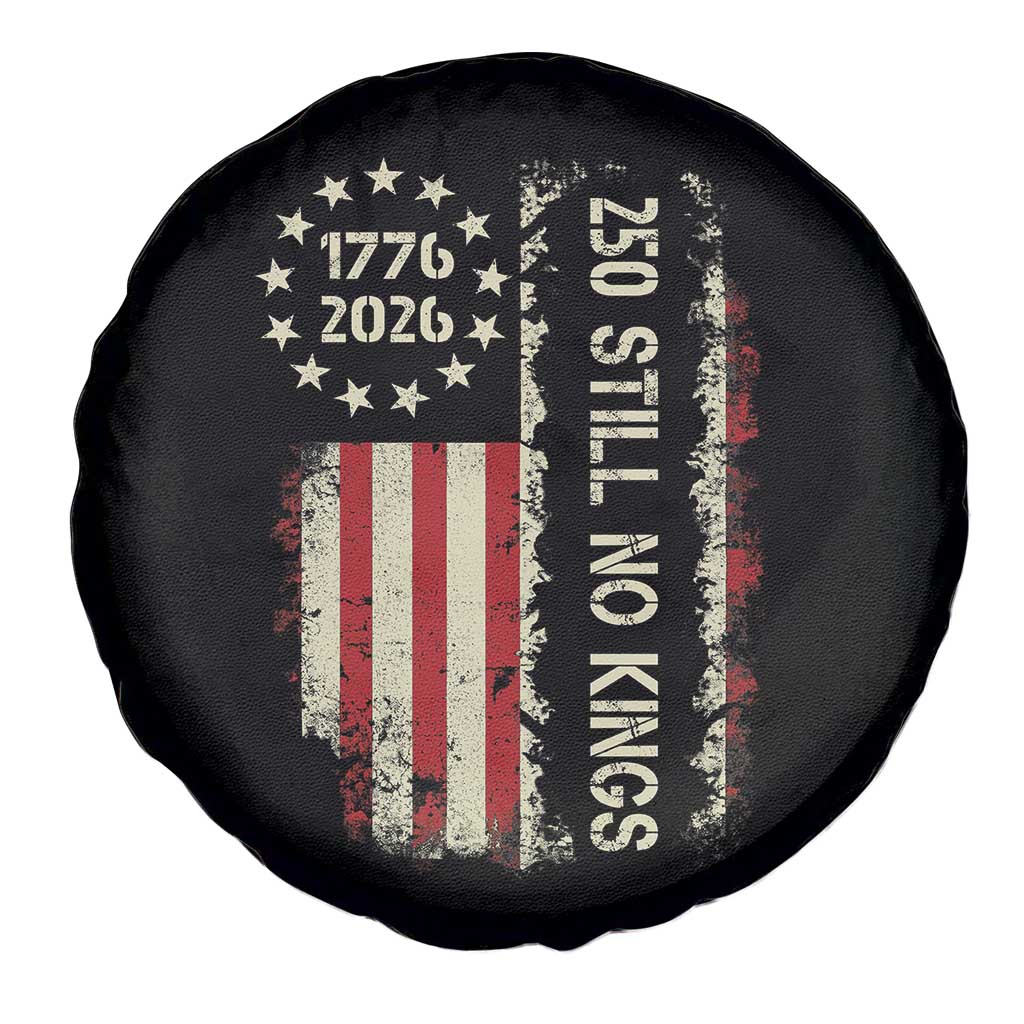 250 Still No Kings Spare Tire Cover Vintage Patriotic Flag TS12 Print Your Wear