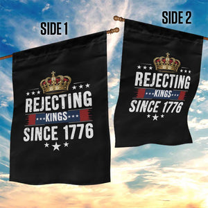 Rejecting Kings Since 1776 Garden Flag Anti Authoritarian Protest TS12 Print Your Wear