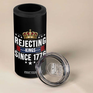 Rejecting Kings Since 1776 4 in 1 Can Cooler Tumbler Anti Authoritarian Protest TS12 Print Your Wear