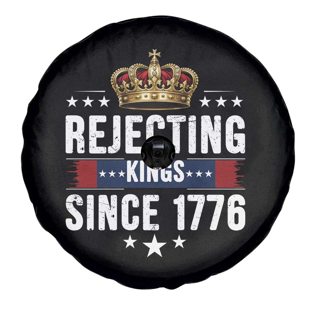 Rejecting Kings Since 1776 Spare Tire Cover Anti Authoritarian Protest TS12 Print Your Wear