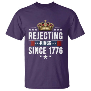 Rejecting Kings Since 1776 T Shirt Anti Authoritarian Protest TS12 Purple Print Your Wear