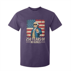 No Kings 250 Years George Washington T Shirt For Kid TS12 Purple Print Your Wear