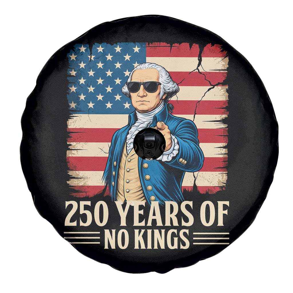 No Kings 250 Years George Washington Spare Tire Cover TS12 Print Your Wear