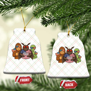 Funny Bigfoot Mothman Alien Ceramic Ornament USA 250th Anniversary TS12 Print Your Wear