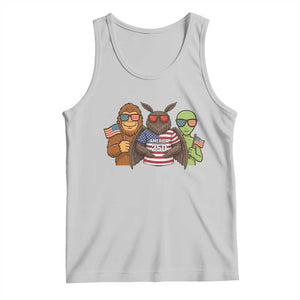 Funny Bigfoot Mothman Alien Tank Top USA 250th Anniversary TS12 Ash Print Your Wear