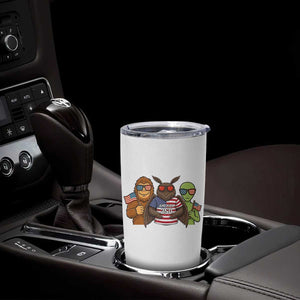 Funny Bigfoot Mothman Alien Tumbler Cup USA 250th Anniversary TS12 Print Your Wear