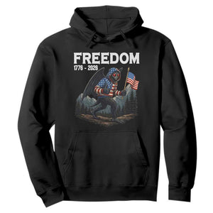 Patriotic Mothman Lover Hoodie Funny USA 250 Anniversary Gift TS12 Black Print Your Wear