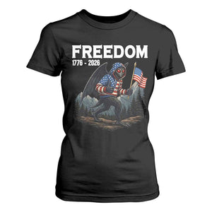 Patriotic Mothman Lover T Shirt For Women Funny USA 250 Anniversary Gift TS12 Black Print Your Wear