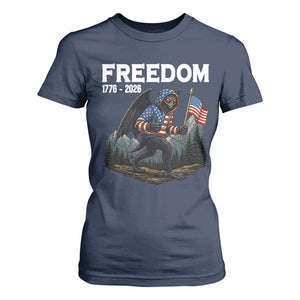 Patriotic Mothman Lover T Shirt For Women Funny USA 250 Anniversary Gift TS12 Navy Print Your Wear