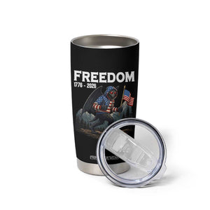Patriotic Mothman Lover Tumbler Cup Funny USA 250 Anniversary Gift TS12 Print Your Wear