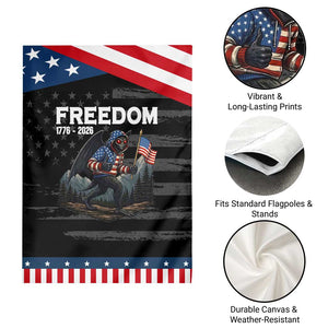 Patriotic Mothman Lover Garden Flag Funny USA 250 Anniversary Gift TS12 Print Your Wear